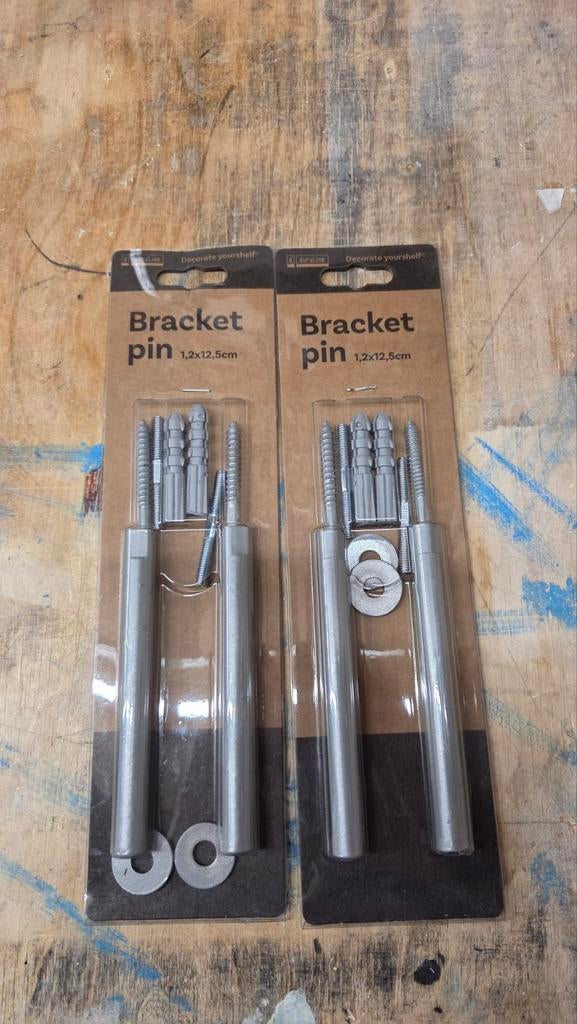 Duraline Bracket Pin 1,2x12,5cm - Plankdragers, Ophalen of Verzenden, Nieuw