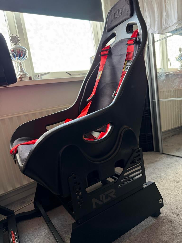 Elite ES1 Simrace Stoel - Uitstekende Staat + Montagekit, Ophalen, Zo goed als nieuw