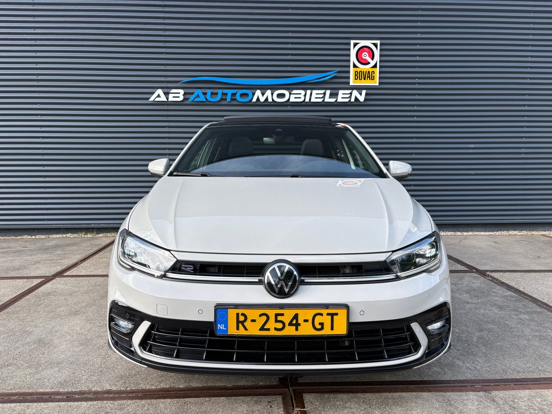 Volkswagen Polo 1.0 TSI R-Line Business ASCOT GREY/ PANORAMA, Gebruikt, Euro 6, 95 pk, Met garantie (alle)