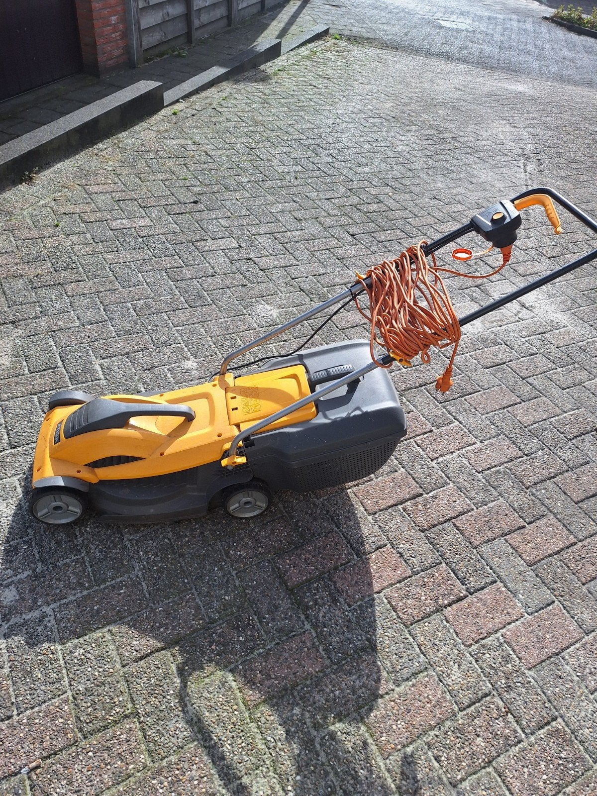 Stiga Collector 40 E Elektrische Grasmaaier, Tuin en Terras, Ophalen, Cirkelmaaier, Gebruikt, Elektrische grasmaaier