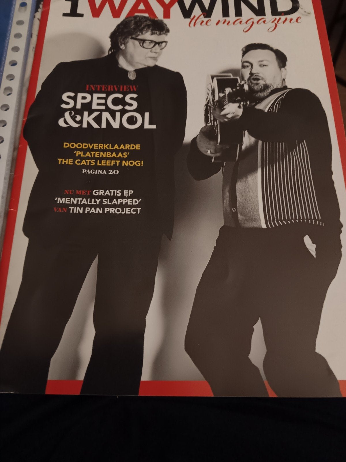 1WAYWIND the magazine - Interview Specs & Knol, Boeken, Ophalen of Verzenden, Zo goed als nieuw, Muziek, Film of Tv