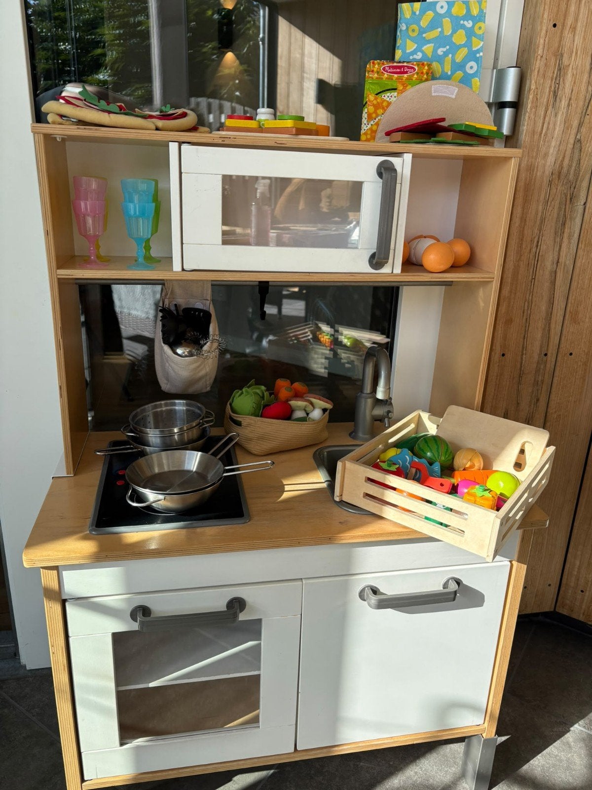 Complete Houten Ikea Speelkeuken met Accessoires, Ophalen, Gebruikt, Hout, Speelkeuken