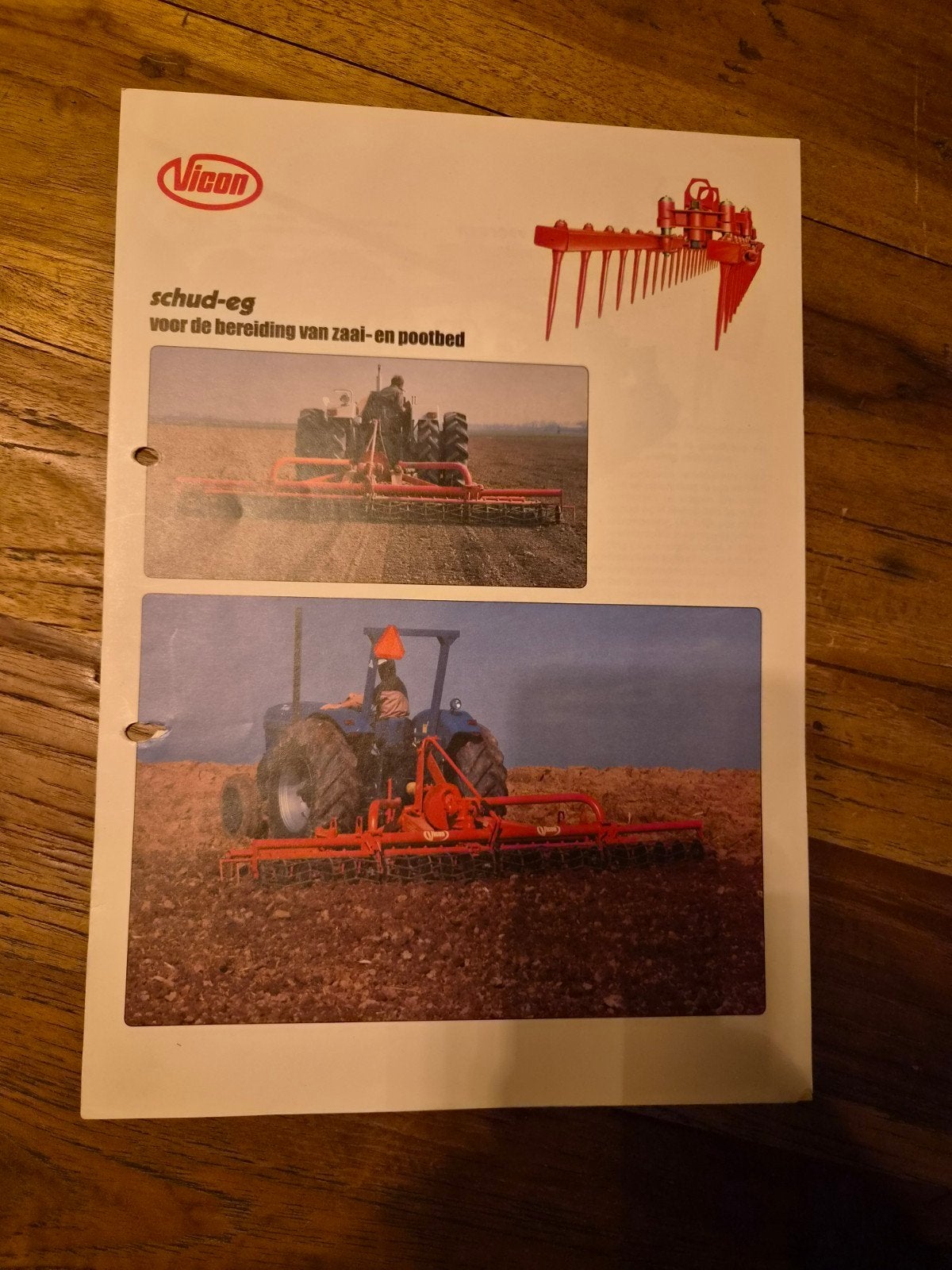tractor folder Vicon schud-eg, Boeken, Ophalen of Verzenden