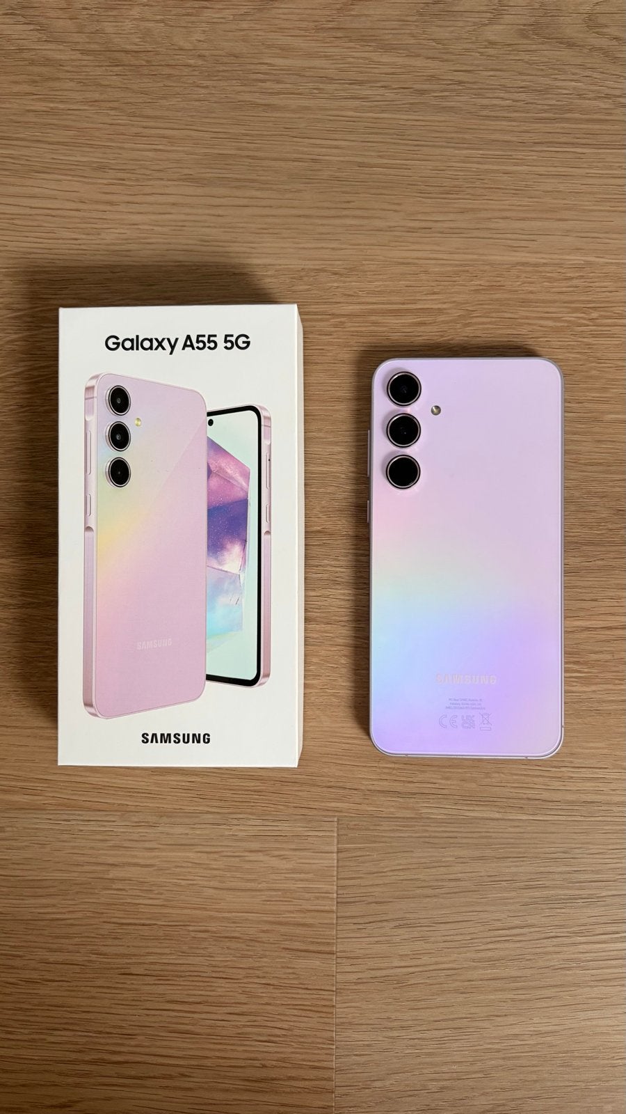 Samsung Galaxy A55 5G - Zo goed als nieuw, Paars, Touchscreen, Ophalen of Verzenden, Zo goed als nieuw