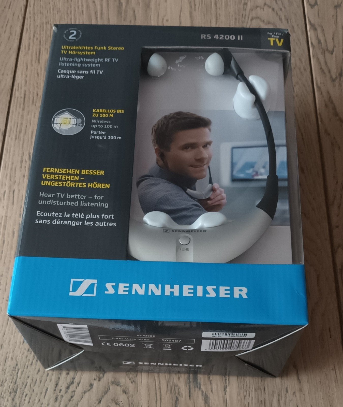 Sennheiser RS 4200 II Draadloze TV Hoofdtelefoon, Sennheiser, On-ear, Ophalen of Verzenden, Zo goed als nieuw