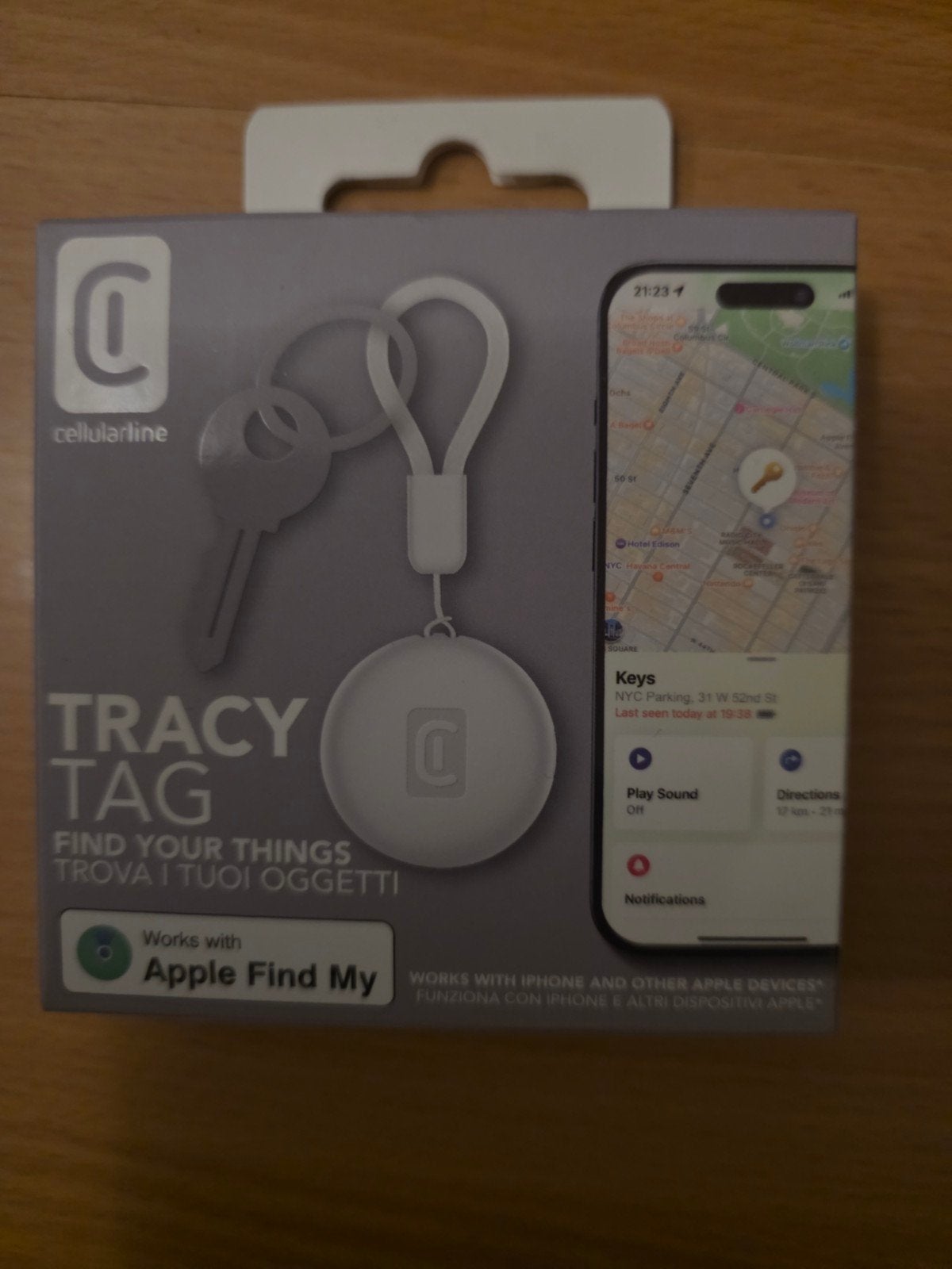 Nieuwe Tracy Tag - Vind je spullen terug met Apple Find My, Ophalen of Verzenden, Nieuw, Overige typen, Apple