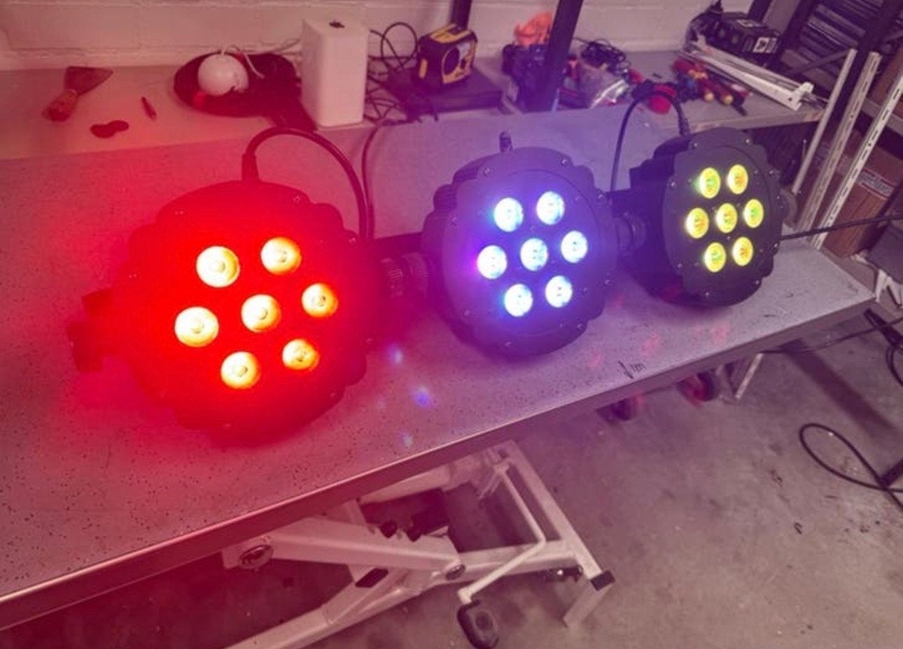 Showtec Compact Par RGB LED Spots, Muziek en Instrumenten, Licht en Laser, Ophalen of Verzenden, Gebruikt, Licht, Geluidgestuurd