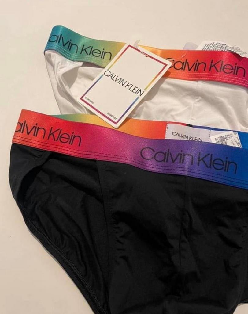 Set calvin Klein microfiber tanga, Kleding | Heren, Ondergoed, Verzenden, Wit, Slip