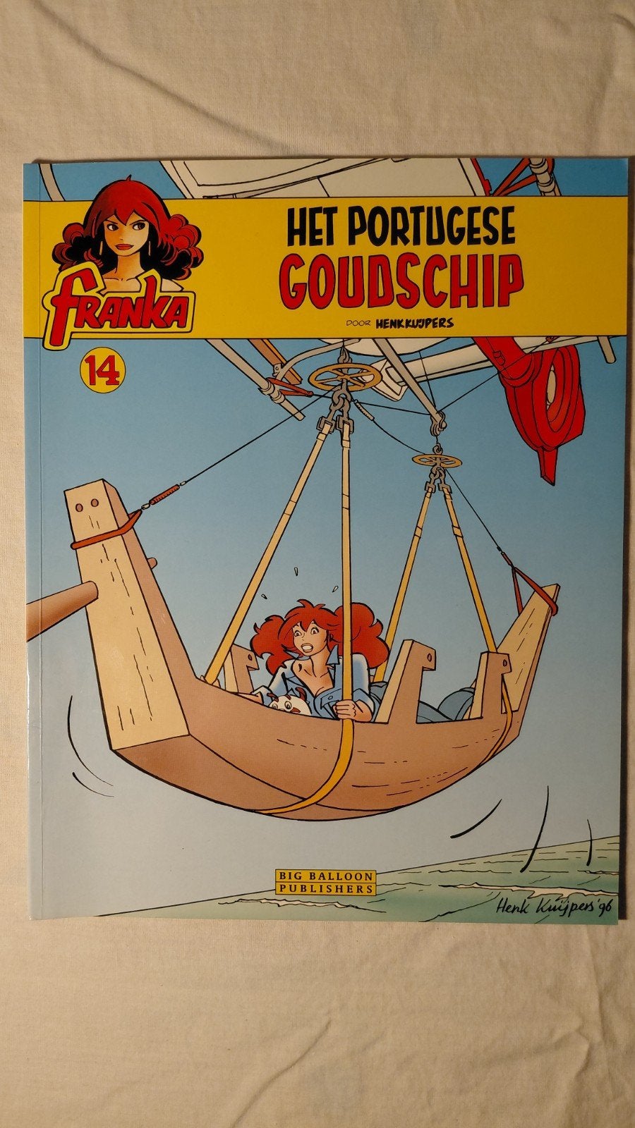 Franka 14: Het Portugese Goudschip, Gelezen, Eén stripboek, Ophalen of Verzenden, Henk Kuijpers