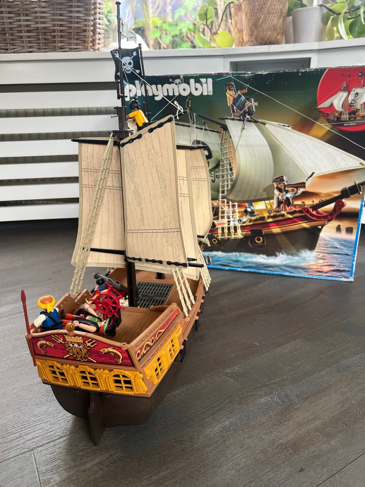 Playmobil Piratenschip 5135 met figuren en accessoires, Ophalen of Verzenden, Zo goed als nieuw