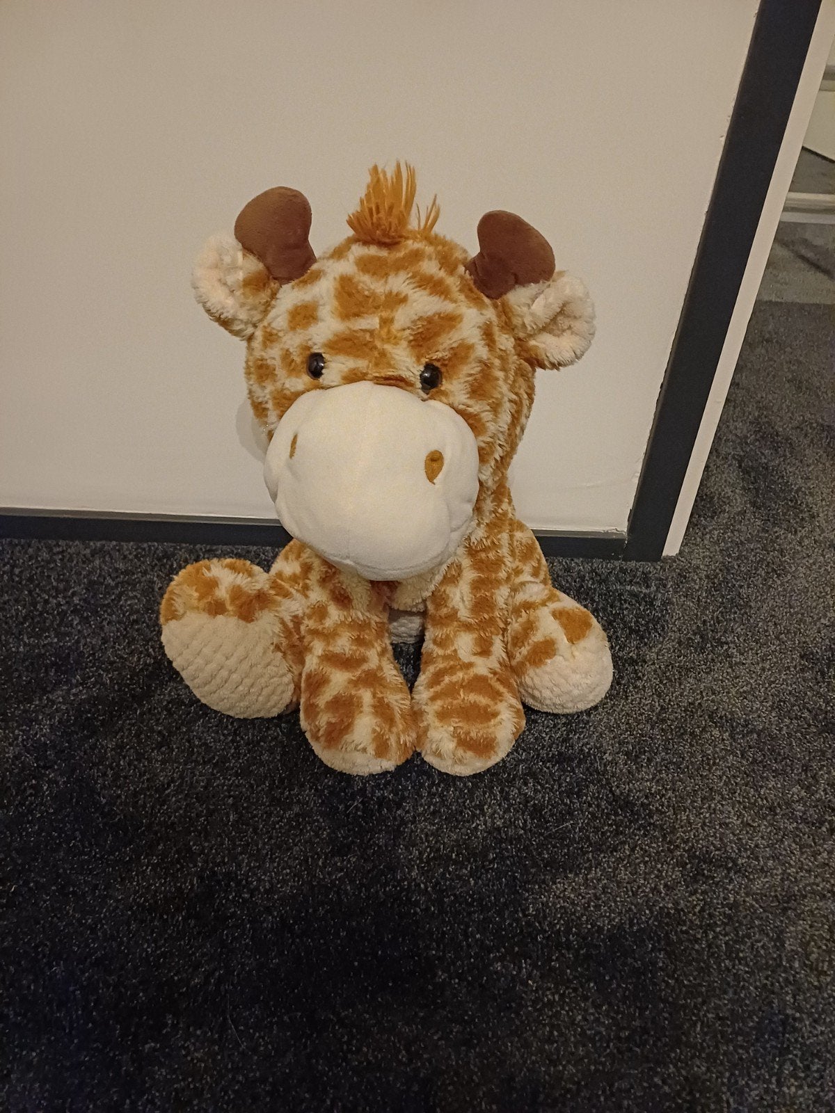 Schattige pluche giraf knuffel - Zo goed als nieuw, Gebruikt, Giraf, Ophalen of Verzenden, Middelgroot (20 tot 80 cm)