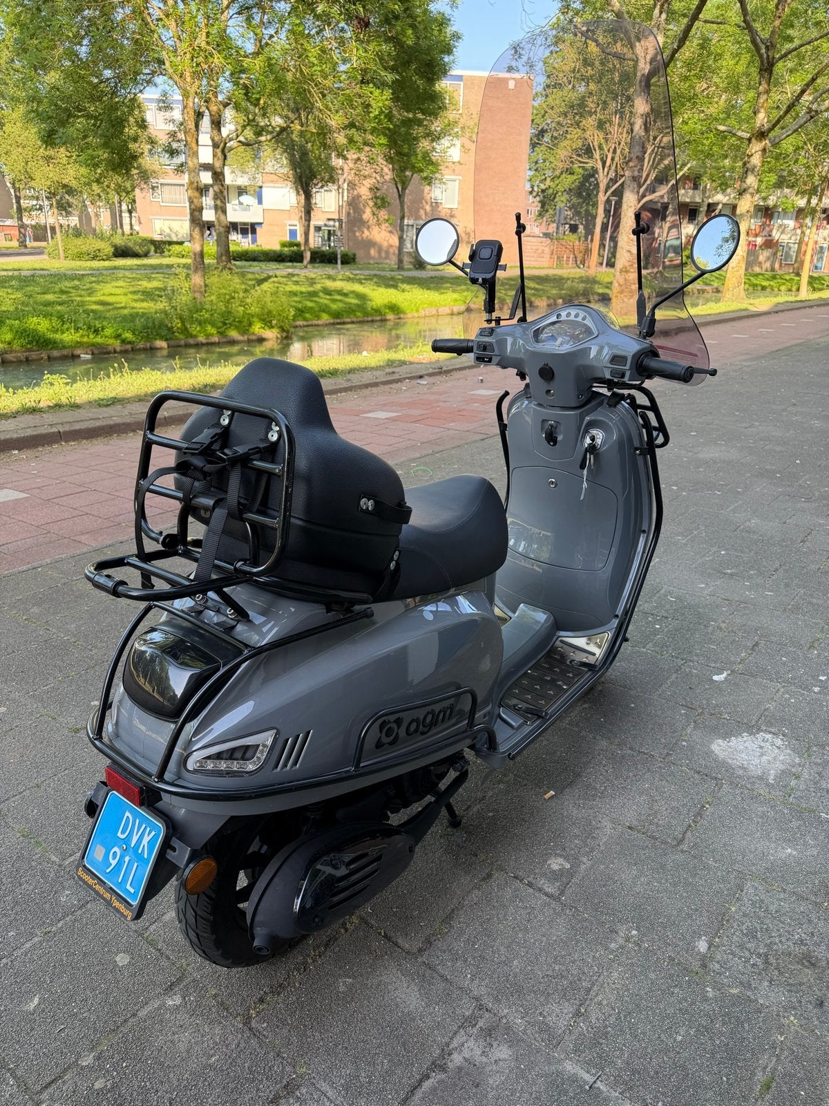 AGM Scooter Grijs/Nardo Euro4 blauw 2019, Ophalen, Zo goed als nieuw, Benzine, Overige merken