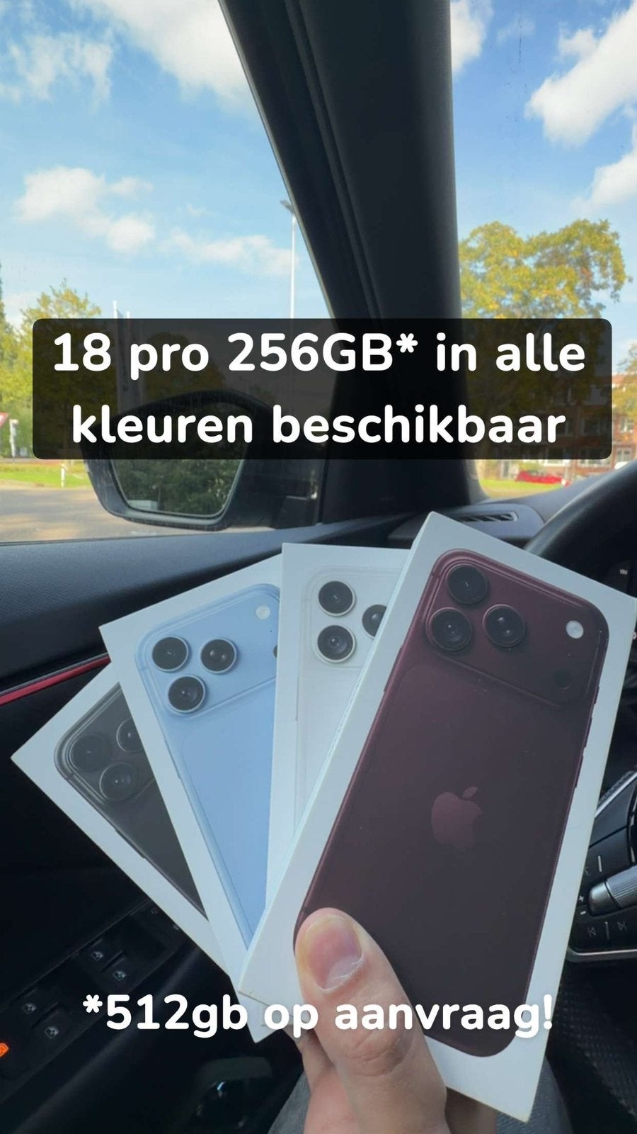 18 Pro 256GB IN ALLE KLEUREN!!, Telecommunicatie, 256 GB, Nieuw, Ophalen of Verzenden, Zonder simlock