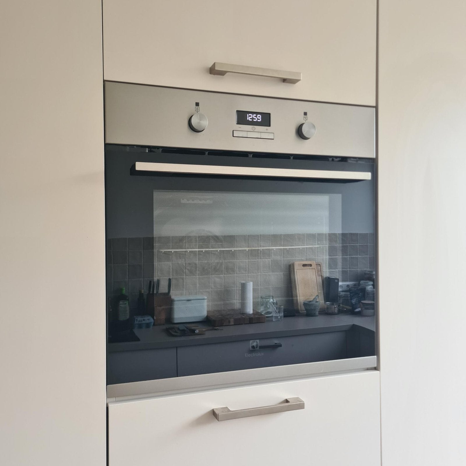 RVS Electrolux 500 serie multifunctionele oven, Witgoed en Apparatuur, Ovens, Ophalen, Zo goed als nieuw