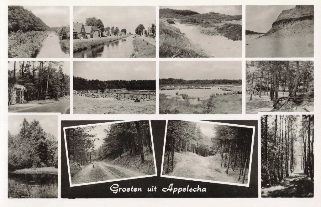 Appelscha Duinen Bos Vaart Zwembad L2839, Ophalen, 1940 tot 1960, Ongelopen, Friesland