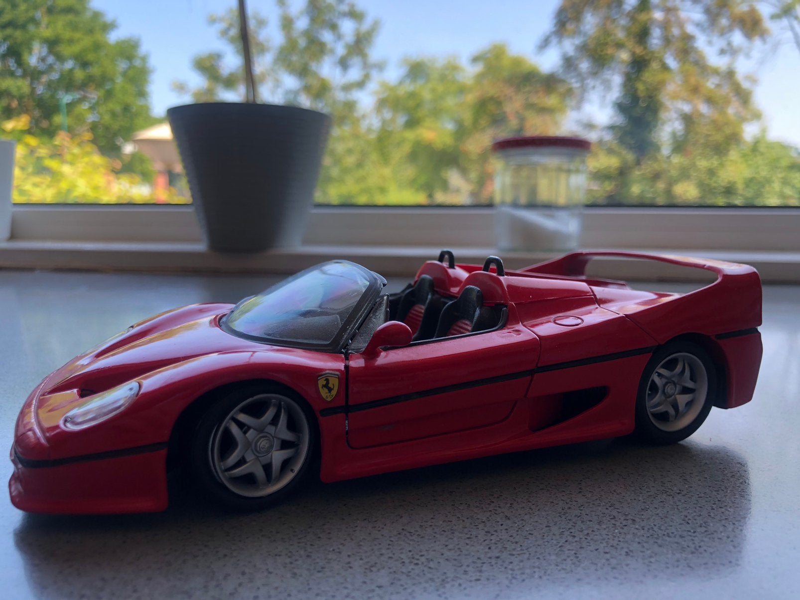 Mercedes 500SL / Ferrari dytona /, Ophalen of Verzenden, Zo goed als nieuw, Auto, Overige merken