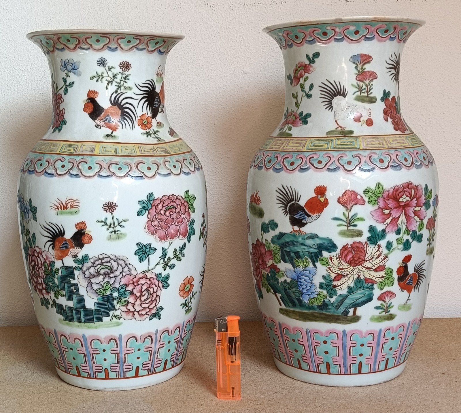 Prachtig paar Chinese vazen China Chinees, Antiek en Kunst, Ophalen of Verzenden