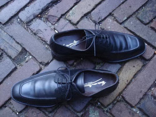 FLORIS VAN BOMMEL ZWARTE SCHOENEN 41GRATIS VERZENDING POST, Kleding | Heren, Verzenden, Zwart, Floris van Bommel, Zo goed als nieuw