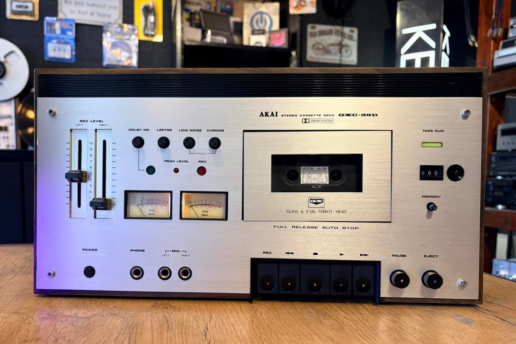 Akai GXC-39D | gereviseerd | Glasferriet Koppen | GARANTIE, Audio, Tv en Foto, Cassettedecks, Auto-reverse, Enkel, Ophalen of Verzenden
