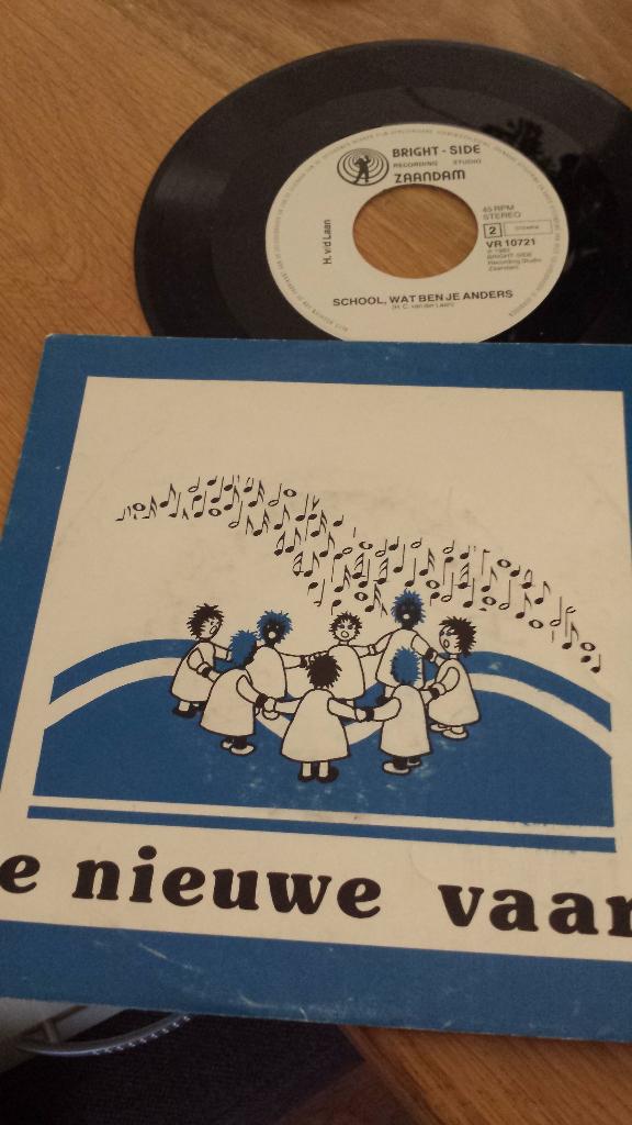 Zaandam - School De Nieuwe Vaart -vinylsingle zeldzaam, Ophalen, Gelezen