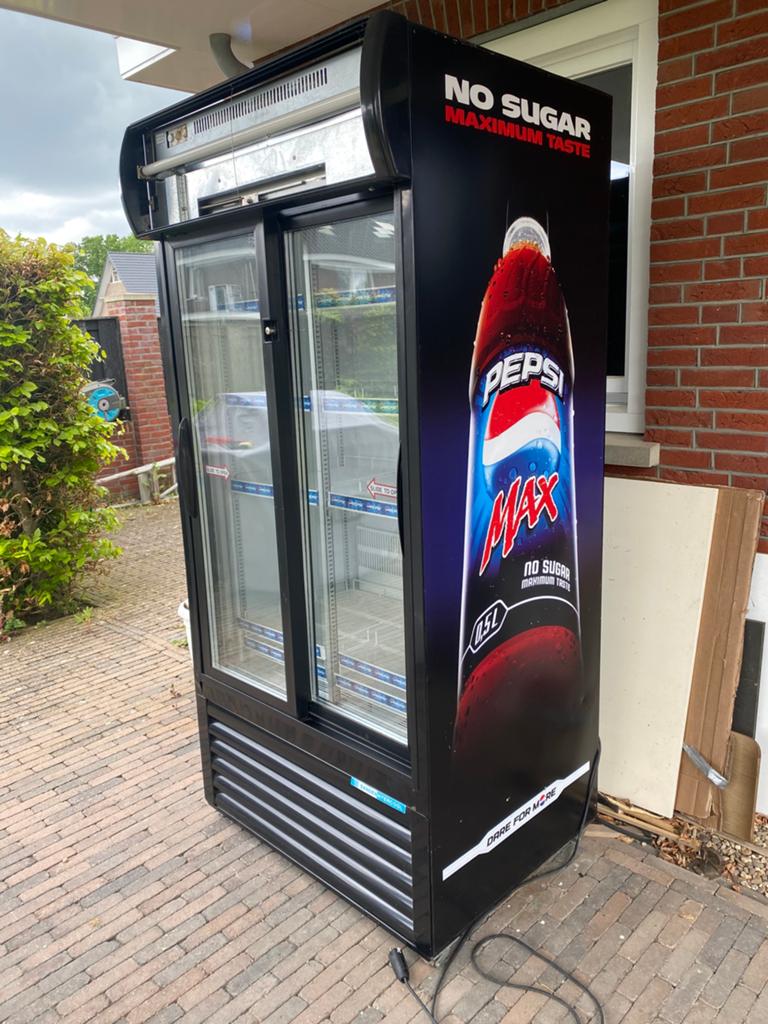 Nette Pepsi Cola koelkast, 200 liter of meer, Ophalen of Verzenden, Zonder vriesvak, 160 cm of meer