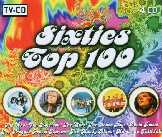 4 DELIG CD-BOX SIXTIES TOP 100, Cd's en Dvd's, Ophalen of Verzenden, Zo goed als nieuw, Pop, Inclusief doosje