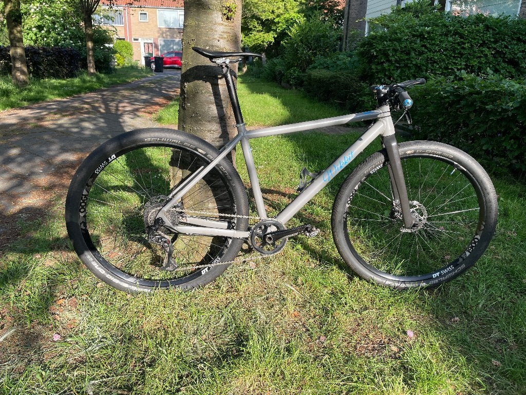 Wikkit Q-bomb strand/gravel fiets maat L, Fietsen en Brommers, Fietsen | Mountainbikes en ATB, Gebruikt, Heren, 53 tot 57 cm, Ophalen