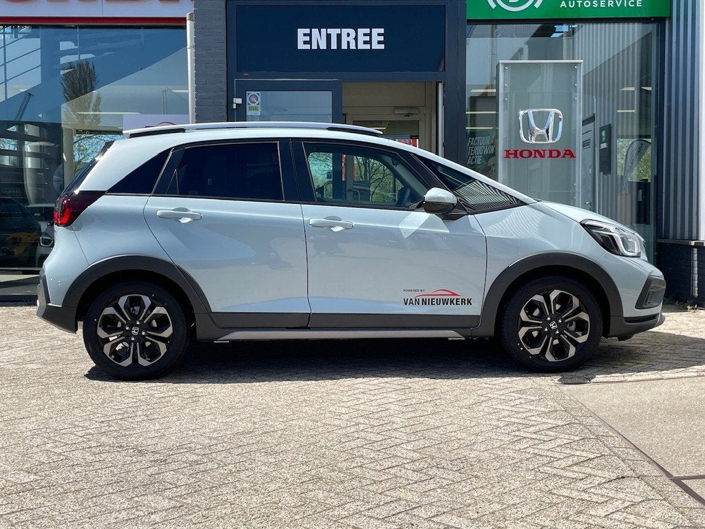 HONDA Jazz 1.5 e:HEV 122pk Hybrid Automaat Advance Crosstar, 12 maanden, Stof, 4 cilinders, Blauw