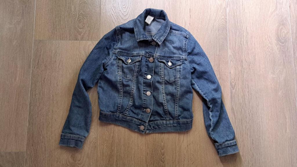 Stoere spijkerjas voor kinderen - H&M Denim, Gebruikt, Jongen of Meisje, H&M Denim, Ophalen of Verzenden