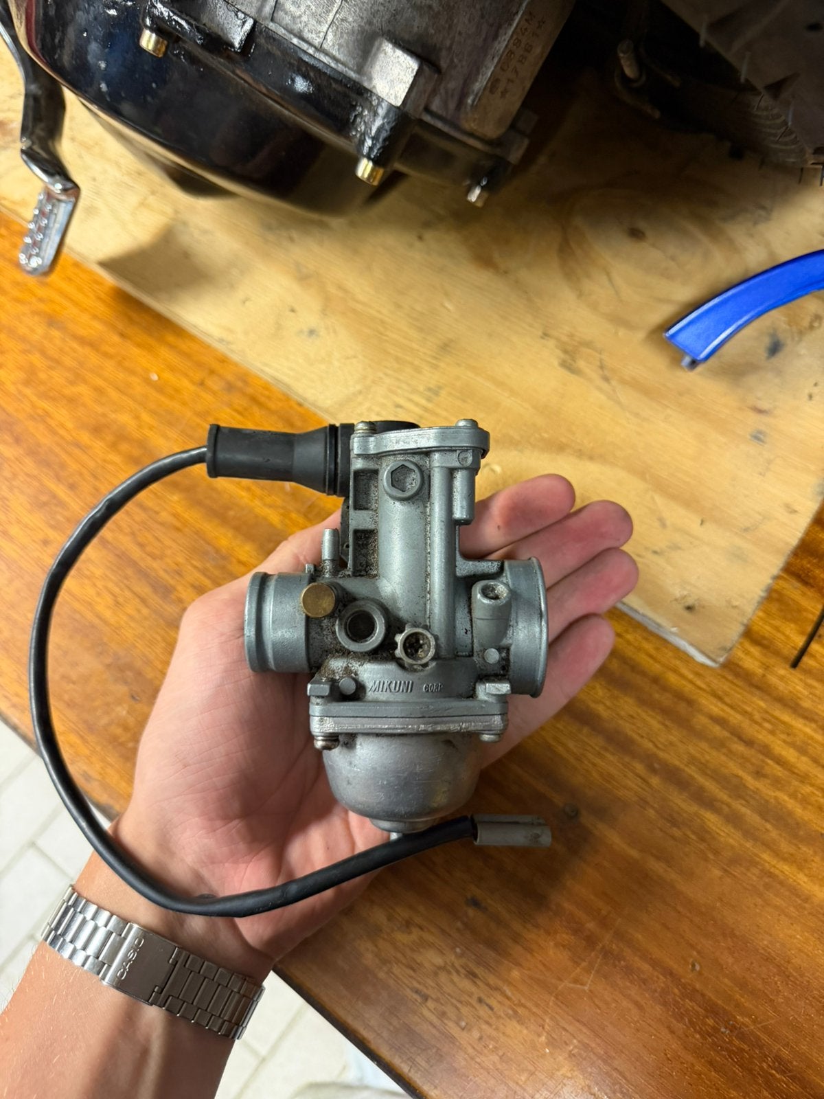 Mikuni origineel piaggio carburateur 20mm, Ophalen of Verzenden, Gebruikt, Carburateur