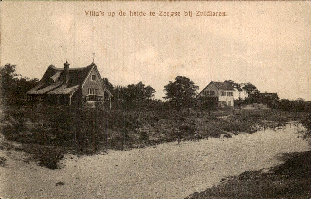 Zeegse - Villas - op de heide, Verzamelen, Ophalen of Verzenden, Voor 1920, Gelopen, Drenthe
