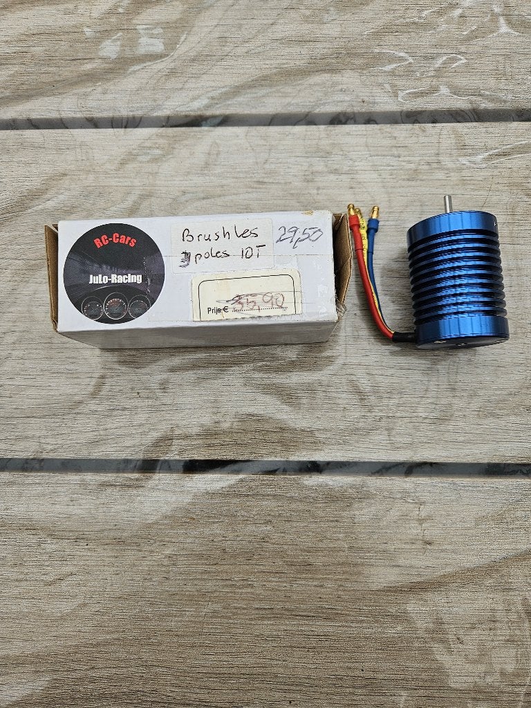 Brushles elektro motor 3 poles 10T, Elektro, Nieuw, Ophalen of Verzenden, Schaal 1:10