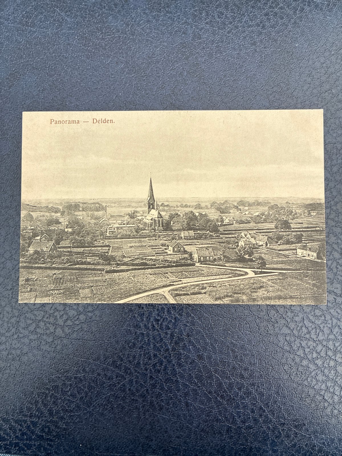 Zeldzame Panorama Ansichtkaart Delden 1913, Verzamelen, Ophalen of Verzenden, Voor 1920, Gelopen, Overijssel