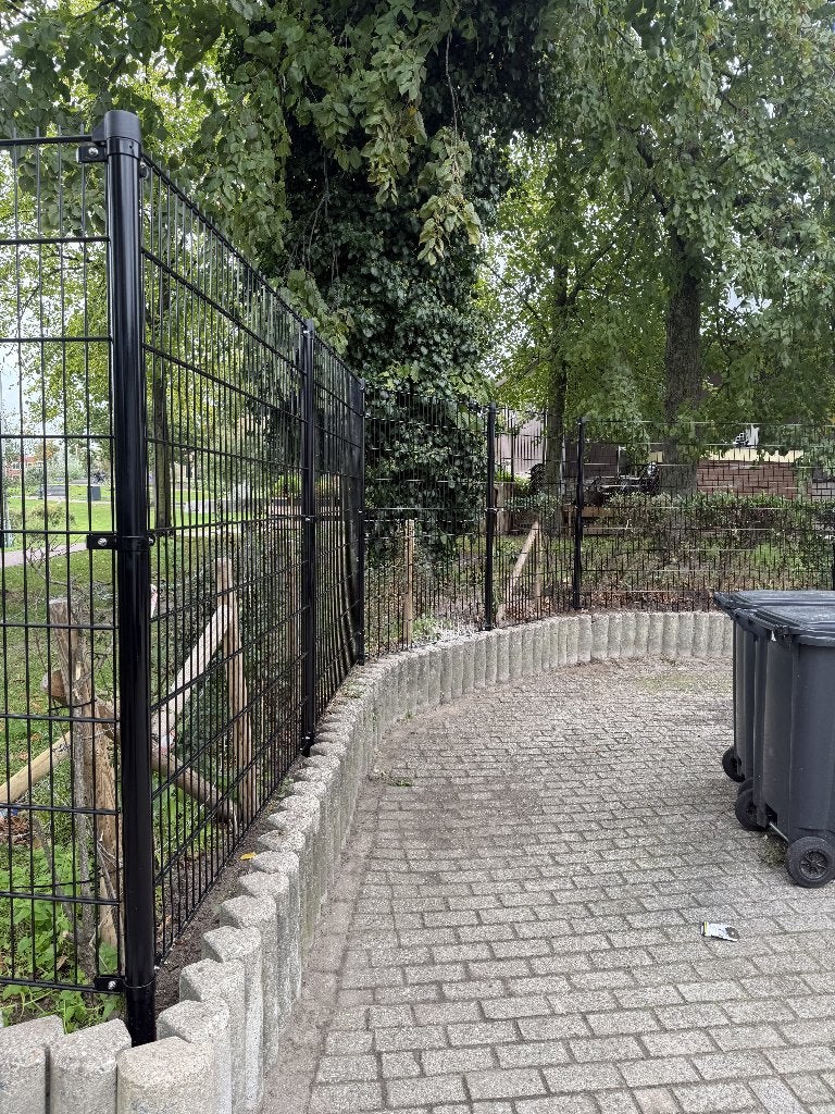 Dubbelstaafmat hekwerk (Montage mogelijk!), Met poort, Nieuw, Dubbelstaafmat hekwerk, Ophalen of Verzenden