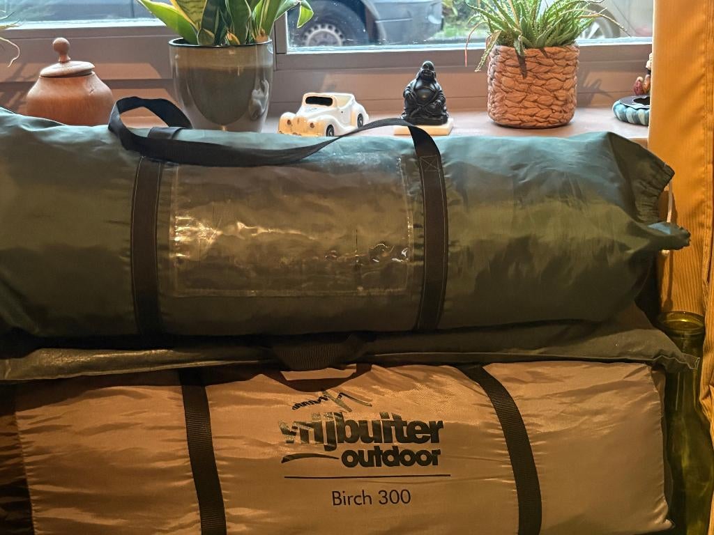 Vrijbuiter outdoor Birch 300 Redwood, Caravans en Kamperen, Tenten, Ophalen, Gebruikt, Tot en met 4