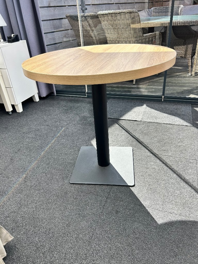 Bistro tafel rond, Eettafel, Zo goed als nieuw, Loungeset, Hout