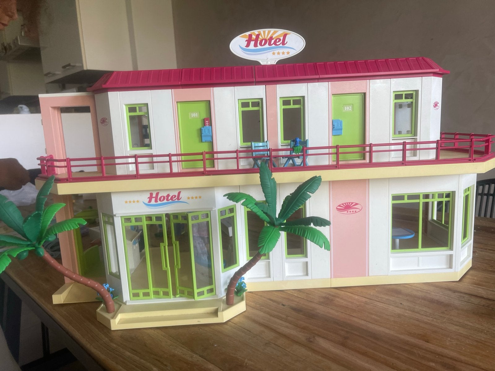 Playmobil Hotel (5265) - met figuren en accessoires, Ophalen, Gebruikt, Gebouw, City life