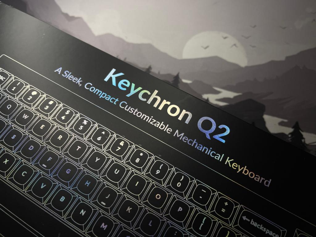 Custom Keychron Q2 Grey | GMK Modo 2 | Lubed & Modded, Ophalen of Verzenden, Zo goed als nieuw, Qwerty, Gaming toetsenbord
