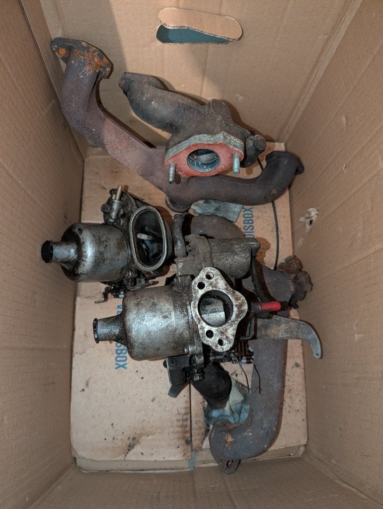 Morris Mini jaren 70-80 spruitstukken/carburateurs, Auto-onderdelen, Ophalen, Gebruikt, Mini