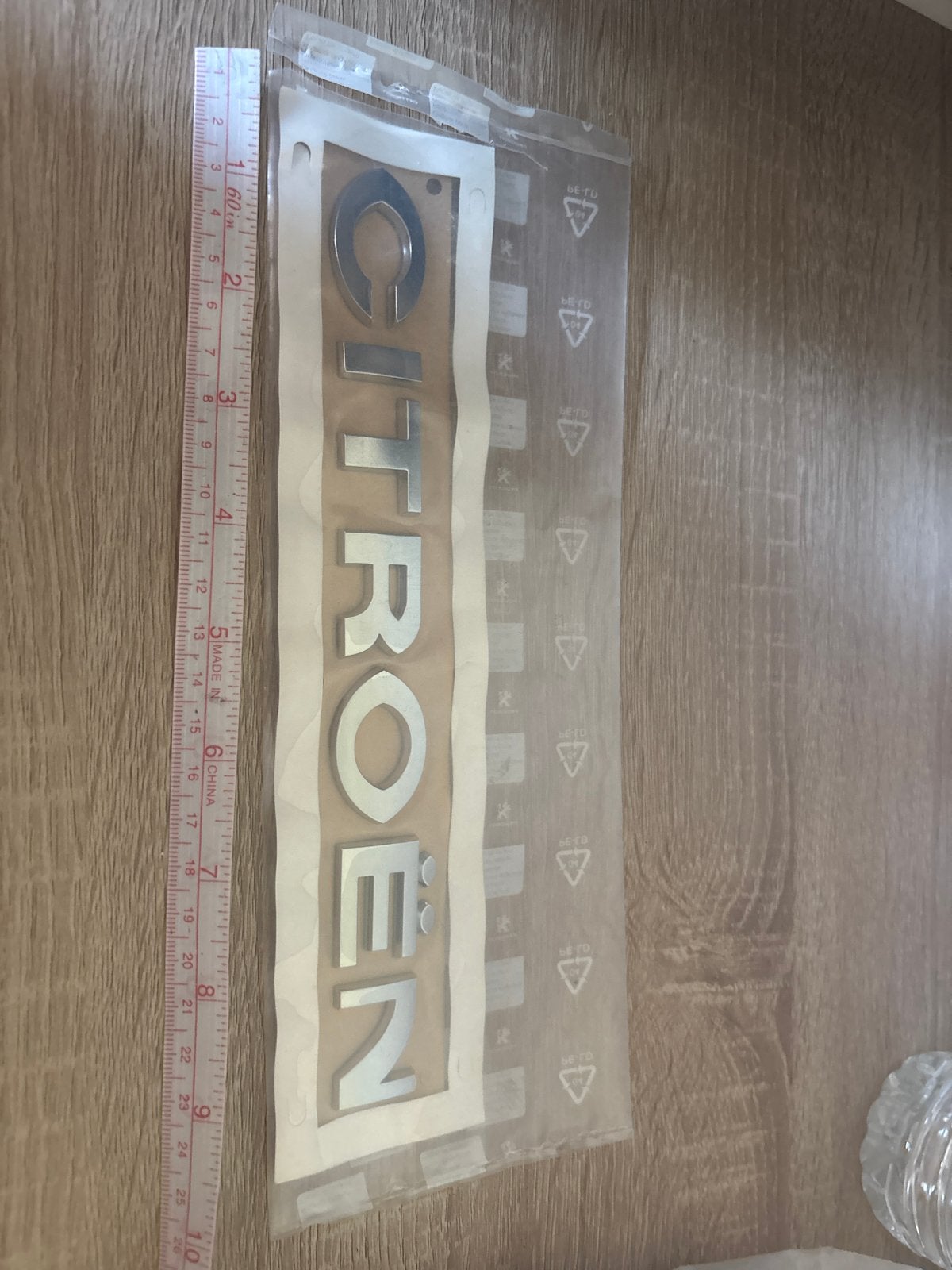 Citroën logo / embleem nieuw in verpakking, Ophalen of Verzenden, Nieuw