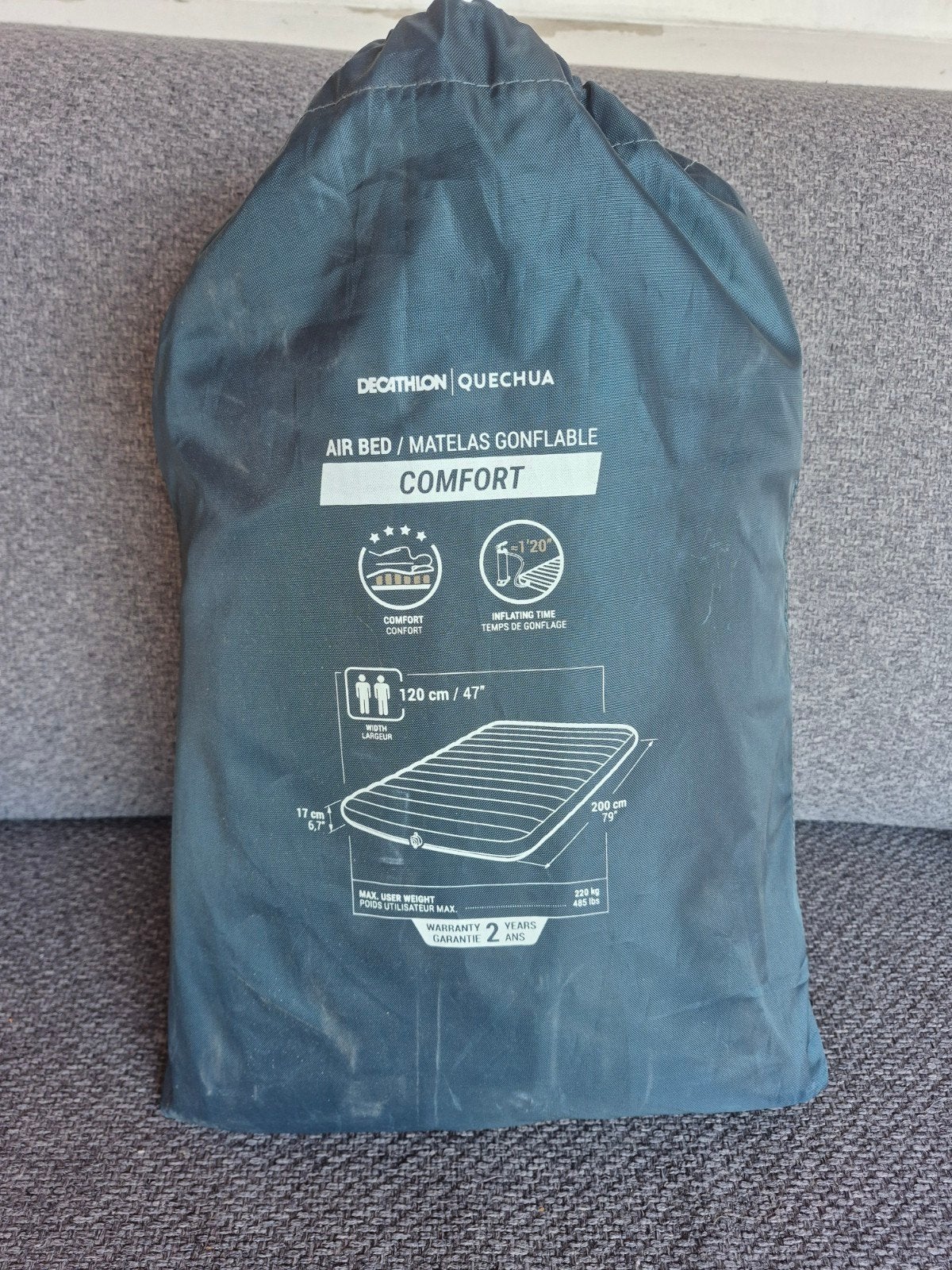 Decathlon Quechua 2-persoons luchtbed - Comfortabel kamperen, Ophalen of Verzenden