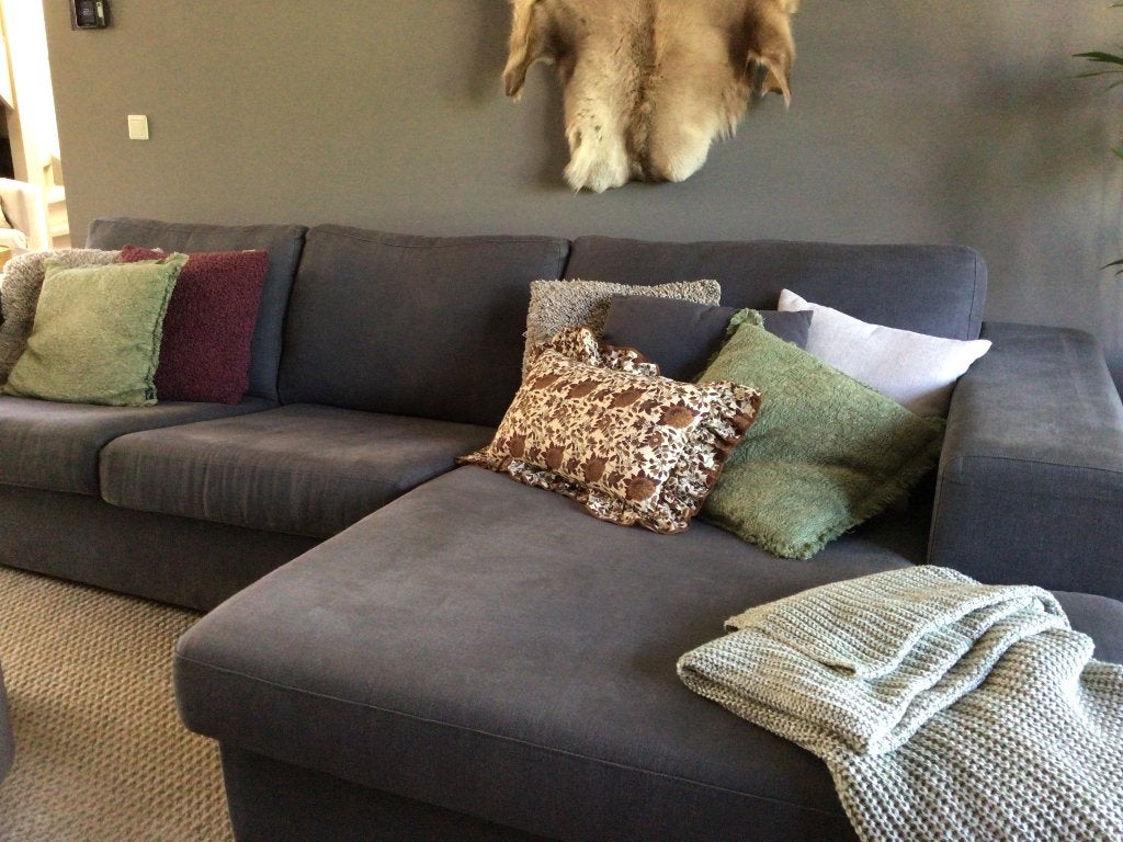 Complete woonkamer interieur, Ophalen, Gebruikt, Landelijk industrieel, 4 tot 6 stoelen