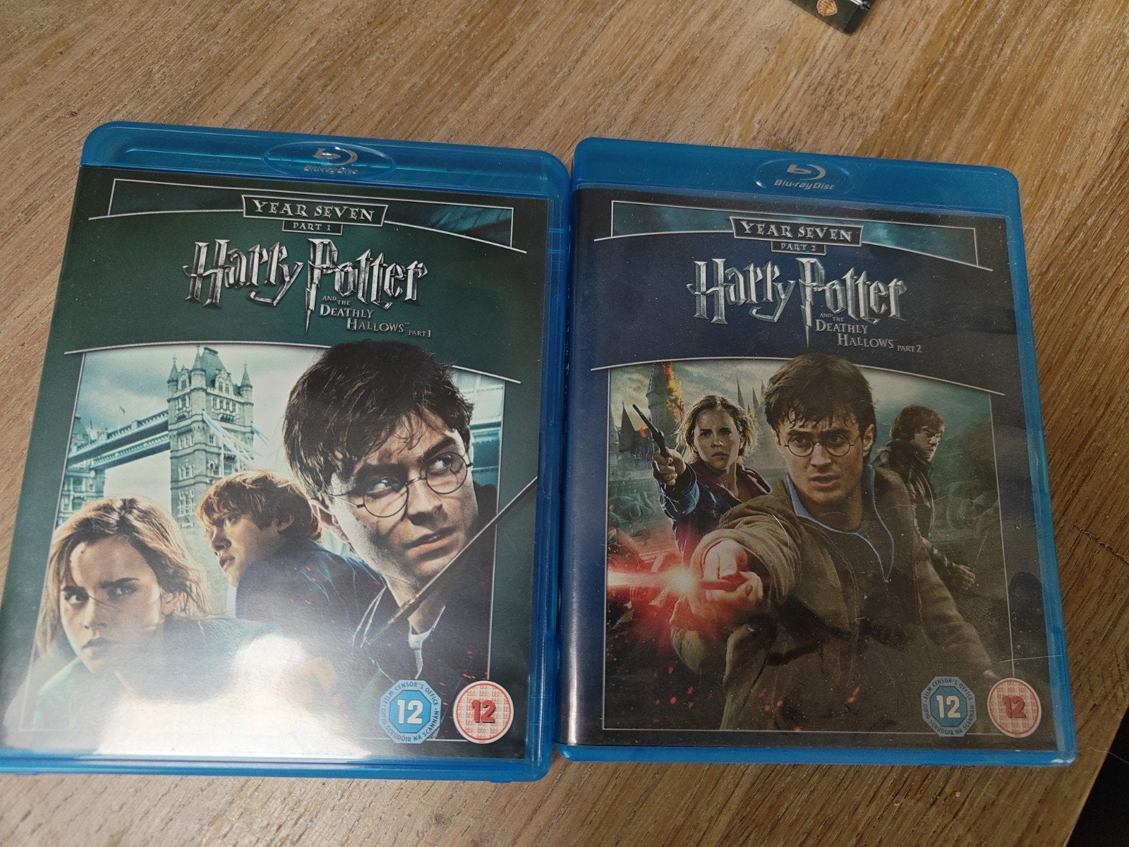 Harry Potter en de Relieken van de Dood Deel 1 & 2 Blu-ray, Cd's en Dvd's, Engels, Boxset, Ophalen of Verzenden, Zo goed als nieuw