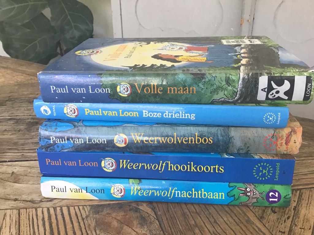 Paul van Loon Dolfje Weerwolfje boeken (5 stuks), Boeken, Kinderboeken | Jeugd | onder 10 jaar, Zo goed als nieuw, Fictie algemeen