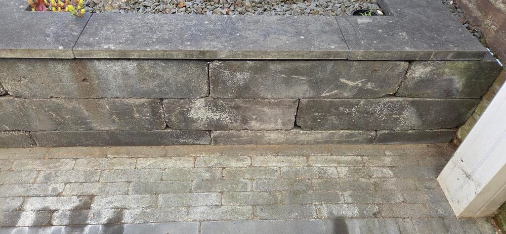 Hardstenen stapelblokken met plateaus en kiezelsteentjes, Tuin en Terras, Grind, Keien en Split, Ophalen, Overige materialen, Gebruikt