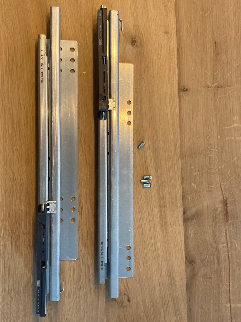 ikea keukenlade rails, Ophalen, Minder dan 50 cm, Overige kleuren, Nieuw