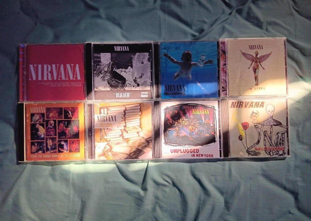 Nirvana CD's - Diverse Albums Collectie, Ophalen, Rock, Gebruikt, Inclusief doosje