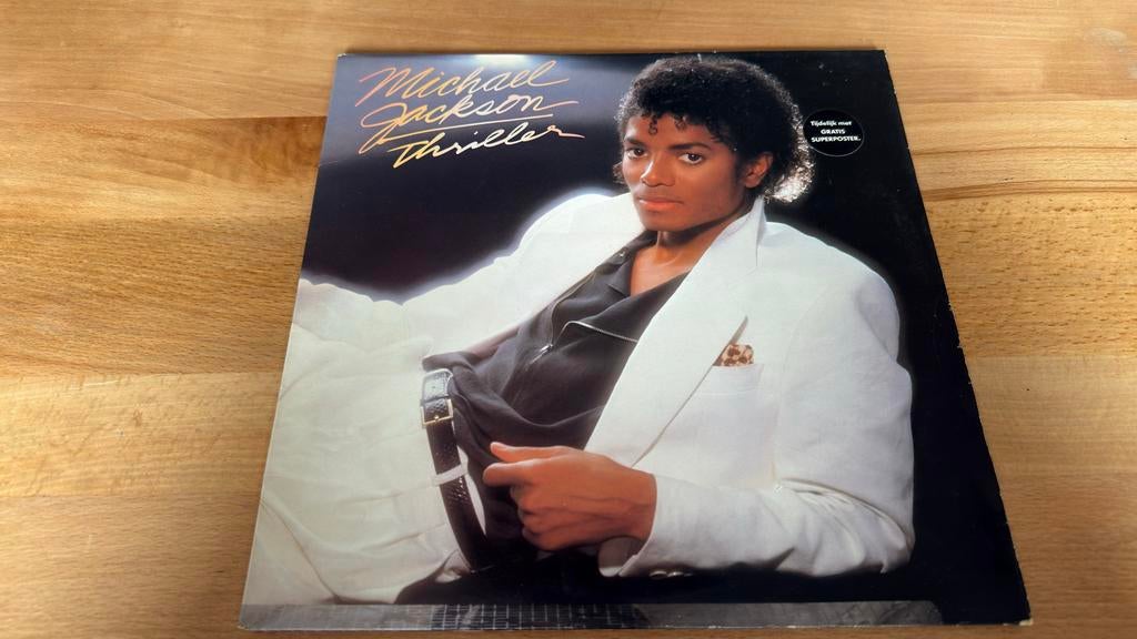 LP Michael Jackson – Thriller (origineel, met binnenhoes), Cd's en Dvd's, Vinyl | Pop, Gebruikt, 1980 - 1989, Ophalen of Verzenden