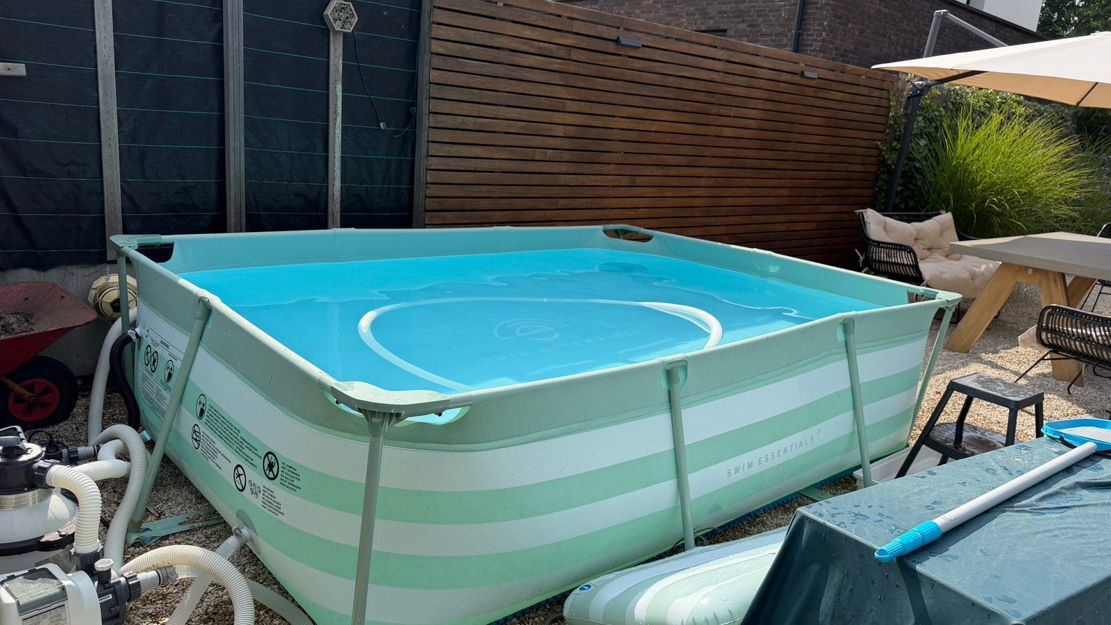 Swimm essentials zwembad 300x200 incl alles, Ophalen, Minder dan 80 cm, Rond, Opzetzwembad