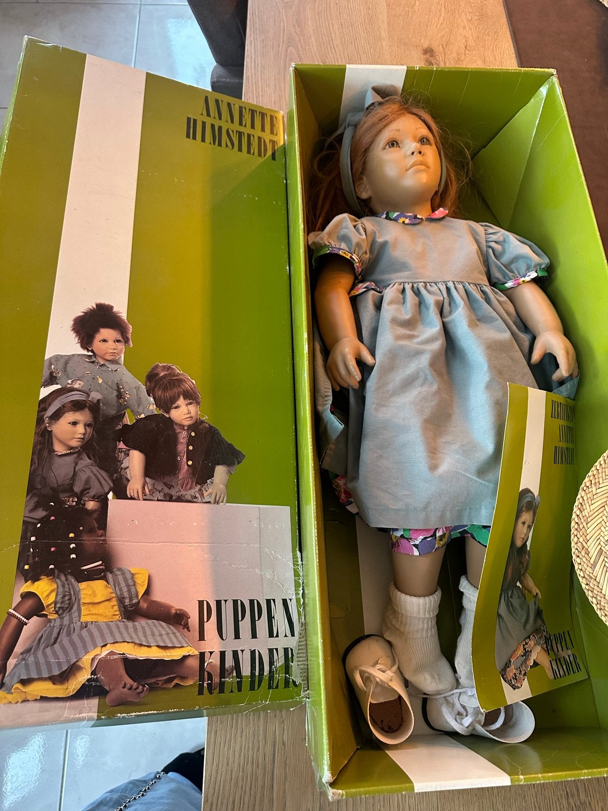 Annette Himstedt Puppen Kinder Pop - Zo goed als nieuw, Verzamelen, Ophalen of Verzenden, Zo goed als nieuw, Pop